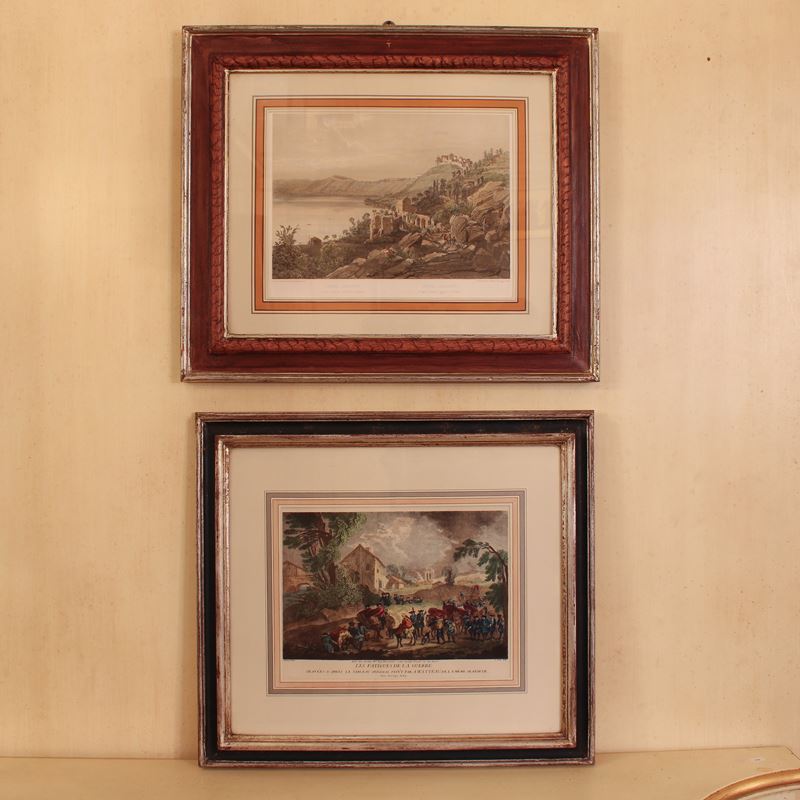 Coppia di stampe a colori  (Italia, XX sec.)  - Asta Stampe e acquerelli - San Luca Casa d'Aste