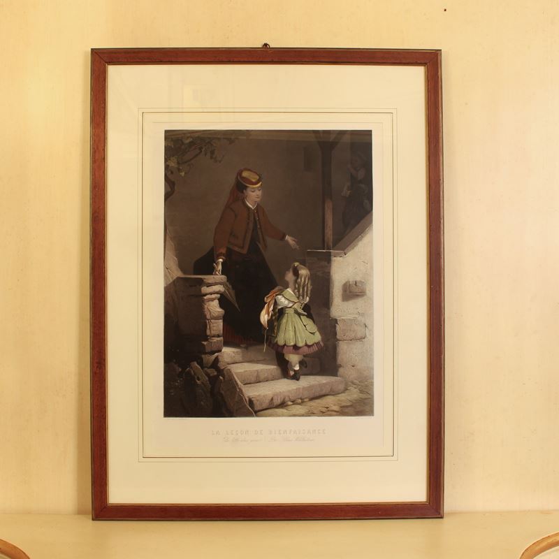 Stampa a colori  (XX sec.)  - Asta Stampe e acquerelli - San Luca Casa d'Aste