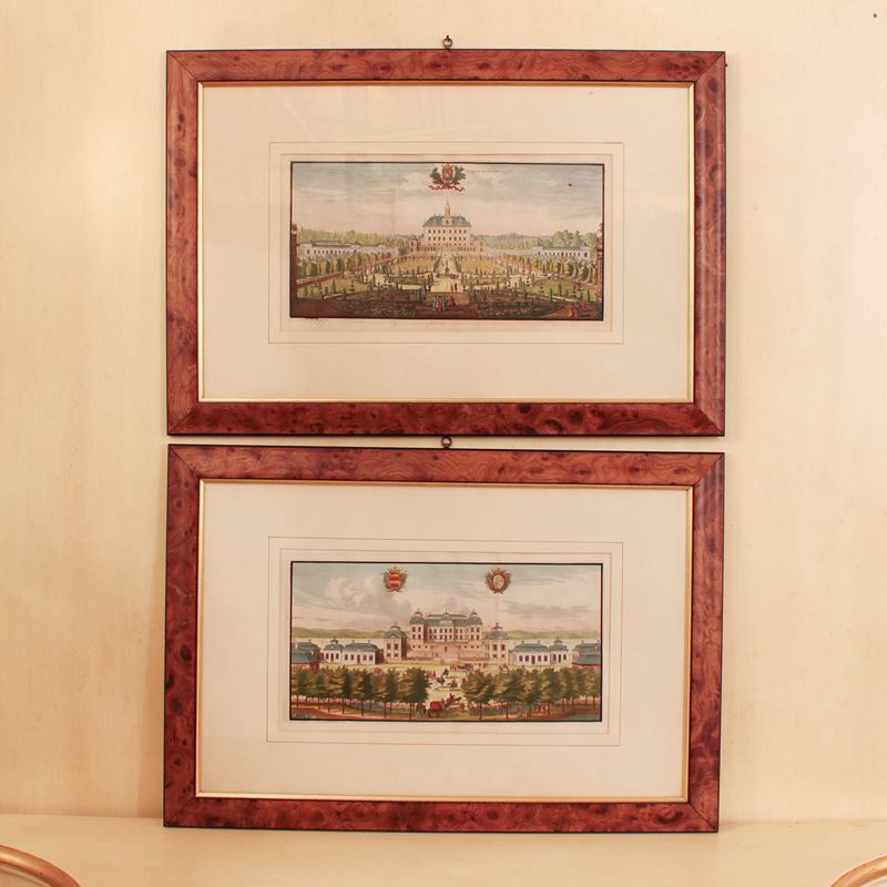 Acqueforti a colori  (Svezia, 1693, 1695)  - Asta Stampe e acquerelli - San Luca Casa d'Aste