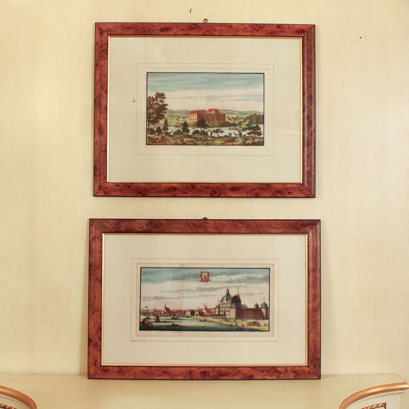 Acqueforti a colori  (Svezia, 1705, 1706)  - Asta Stampe e acquerelli - San Luca Casa d'Aste