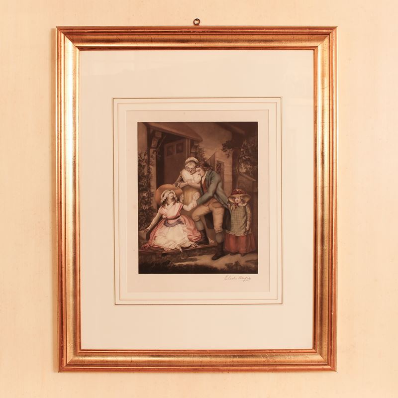 Stampa a colori  (XX sec.)  - Asta Stampe e acquerelli - San Luca Casa d'Aste